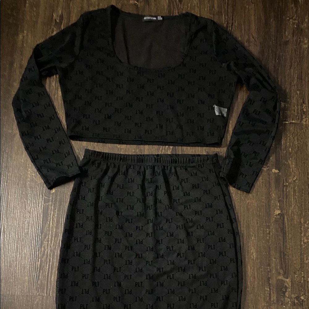 New two piece mesh dress
